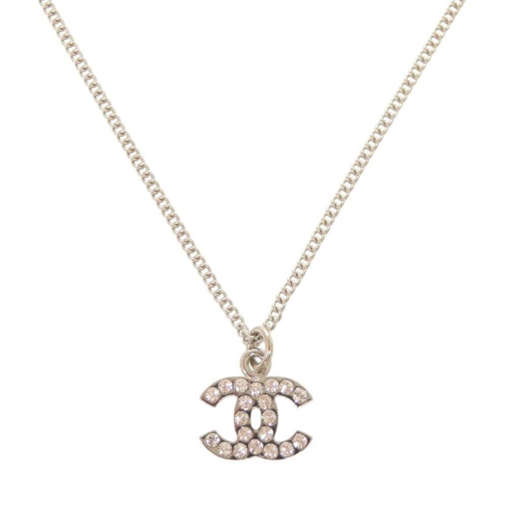 CHANEL Authentic Silver Logo Necklace - Picture 2 of 7
